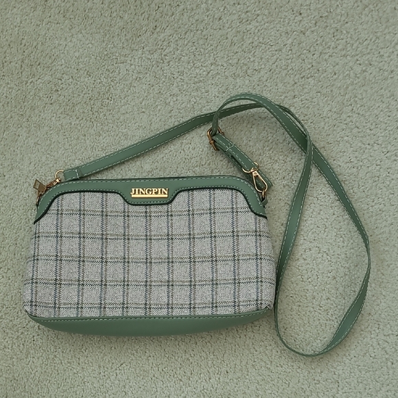 Jingpin Plaid Crossbody Purse - Picture 1 of 7